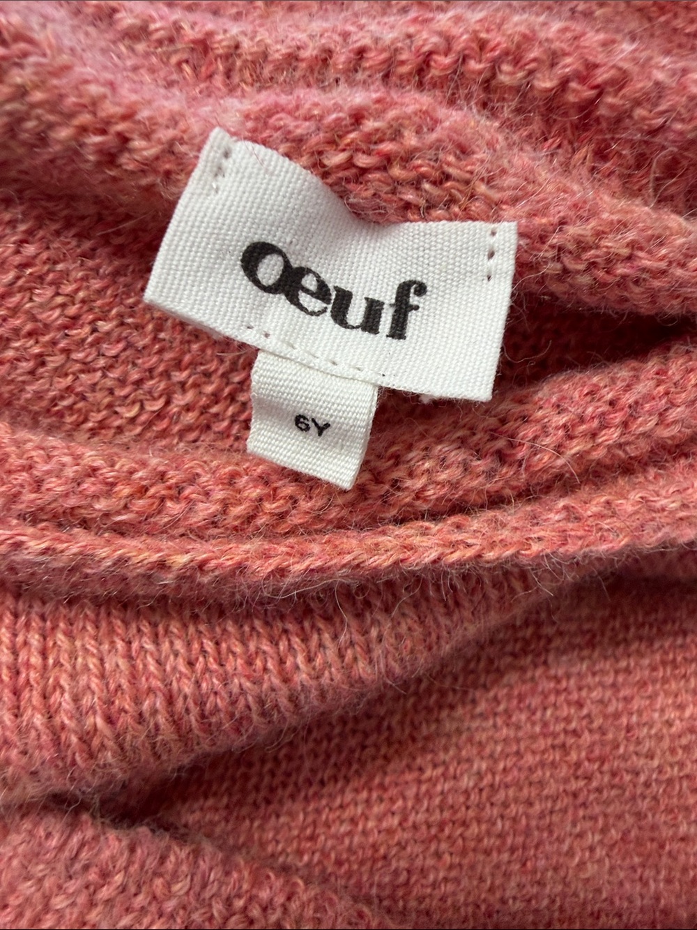 OEUF
KIDS OEUF NYC BABY AND CHILD APPLE POCKETS
SWEATER Peachy Brown color - Picture 8 of 8